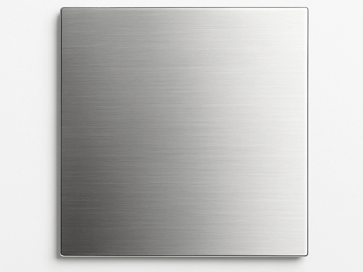 RVS vierkante plaat 100x100x3 mm (set van 2 stuks)