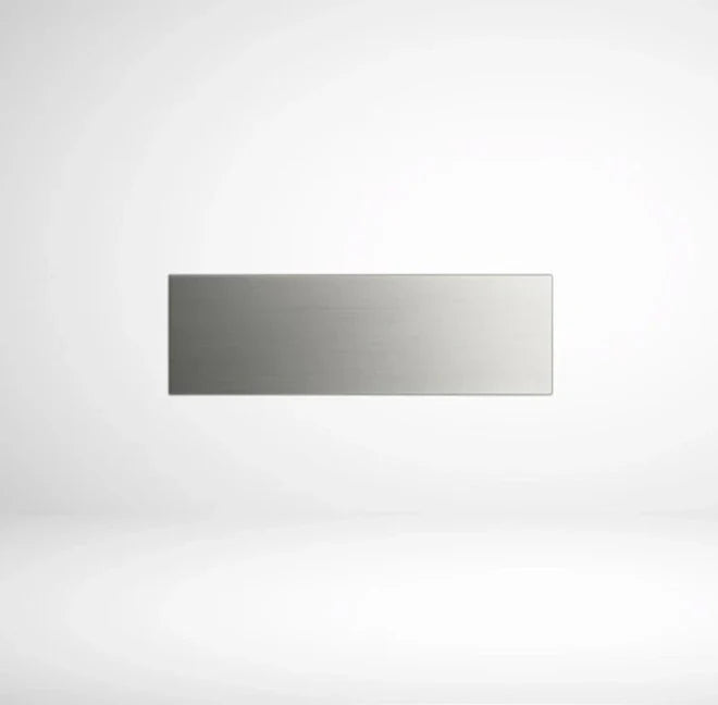 RVS rechthoekige plaat 20x10x2 mm (set van 2 stuks)